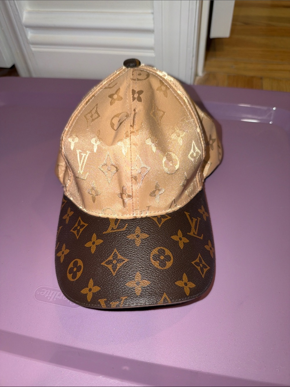 LV Monogram Baseball Cap - Brown & Beige